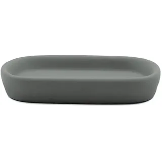 Douceur d ́intérieur Seifenablage Keramik Ceralie 13,5/9,5 cm , 9.5x2.5x13.5 cm , Badaccessoires, Seifenschalen