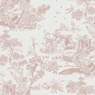 Yomshi Selbstklebende Tapete Rosa 41CM×10M Vinyl Möbelfolie Tier Wandtapete Vintage Klebefolie Selbstklebend Wand Möbel Dekorative Folie für Schlafzimmer Wohnzimmer