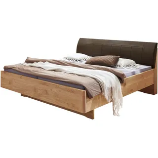 Wiemann Holzbett »Cardiff, Bettgestell, Bettrahmen, teilmassiv, mit Polsterkopfteil« erle teilmassiv, B:160cm L:200cm, Betten, Holzbett, Fußteil aus Massivholz, verschiedene Größen
