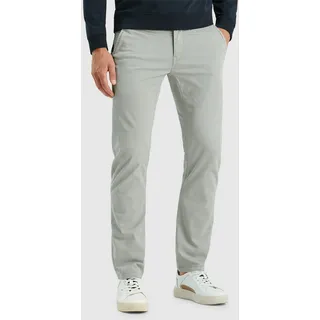 Chinohose PME LEGEND "TWIN WASP CHINO LEFT HAND STRETCH TWILL", Herren, Gr. 36, Länge 34, grau, Canvas, Obermaterial: 97% Baumwolle, 3% Elasthan, unifarben, regular fit knöchellang, Hosen Chinohose, mit Taschen
