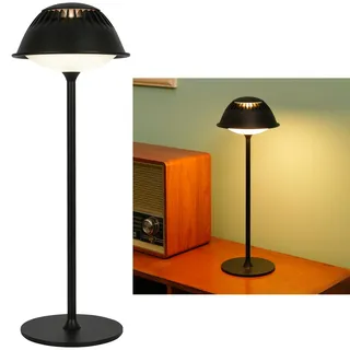 luminexdesigns Kabellose LED Tischlampe Schwarz
