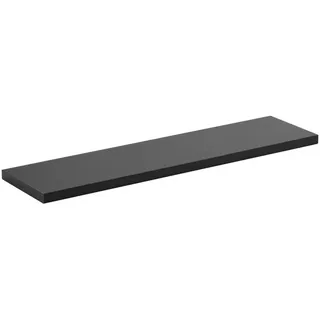 Xora Wandboard , Schwarz , Holzwerkstoff , 60x1.8x15 cm , Wohnzimmer, Regale, Wandboards