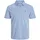 Herren slim fit Polo Shirt JJEPAULOS Uni Sommer Hemd Kragen Kurz Arm Basic Pique Cotton Pacific coast XS