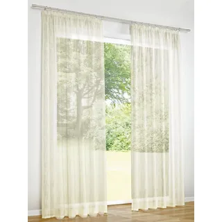 heine home Gardine Schlaufen 1 Stk. tlg., weiß