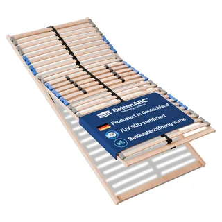MaDeRa 7-Zonen-Lattenrost 3 verschiedene Ausführungen, zur Selbstmontage, Größe: 100x200 - Bettkastenfunktion