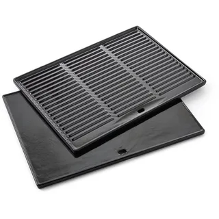 barbecook Grillplatte 43 x 35 cm Gusseisen Schwarz