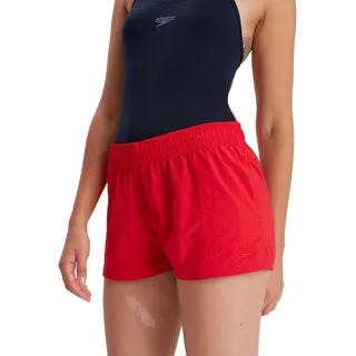 Speedo Damen Essential Watershort Schwimmhose | Badeshorts für Damen Fed Red XL