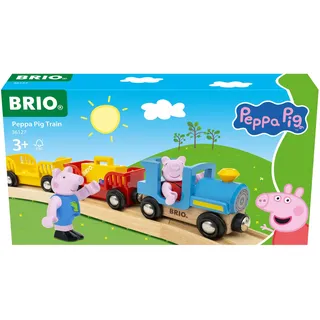 BRIO - Peppa Wutz Zug - Spielzeug-Eisenbahn zur beliebten Kleinkindserie Peppa Wutz - ab 3 Jahren - 36127