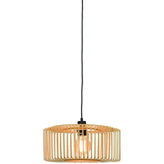 Good & Mojo Hängeleuchte , Naturfarben , Holz , Bambus , 20 cm , LED-Leuchtmittel austauschbar , Lampen & Leuchten, Innenbeleuchtung, Hängeleuchten, Pendelleuchten