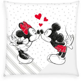 Herding Mickey & Minnie Soft Velboa Kissen 40 x 40 cm Mehrfarbig