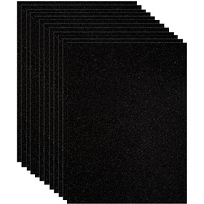 VGOODALL 27 Blatt Perglanz-Papier, DIN A4 Schwarzes-Metallic Bastelpapier mit Perlmutt-Schimmer Glitzerpapier 250 g/m2