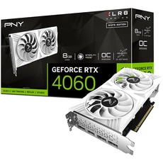 Bild von GeForce RTX 4060 8GB XLR8 Gaming VERTO Dual Fan OC White Edition Graphics Card DLSS 3