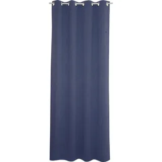 Esprit Ösenvorhang , Dunkelblau , Textil , Uni , 140x250 cm , Heimtextilien, Vorhänge, Fertigvorhänge, Ösenvorhänge