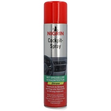 Cockpit-Spray Zitrone Auto Innenreiniger für Cockpit, Polster, Leder, Innenraum, Armaturenbrett, Duftspray Lemon 400 ml