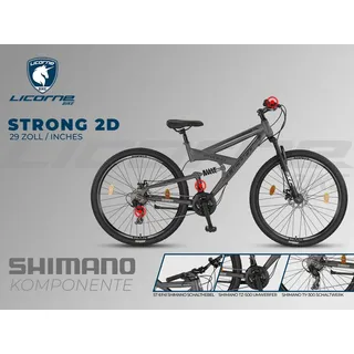 Licorne Bike Strong 2D Premium 29 Zoll RH 0 cm Unisex grau