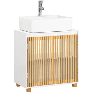 SoBuy Waschbeckenunterschrank 60 x 60 cm Weiß