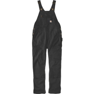 CARHARTT Denim Canvas, Latzhose Damen - Schwarz XL