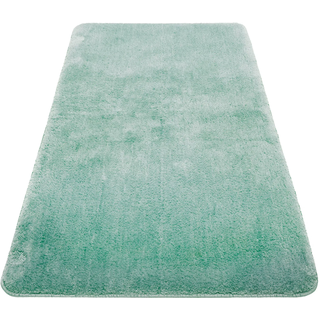 Badematte WECON HOME BASICS "Joris" Gr. 3, grün (mintgrün), H:20mm, Polyester, Badematten, Badematte, waschbar, viele Größen, Badezimmerteppich, uni