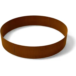Czaja Pflanzringe 2 Stück Ø 100 x 20 cm Edelrost - Hochbeet Rost Pflanzgefäß Pflanzkübel Metallring Kräuterbeet Stahlring Stahl Ring
