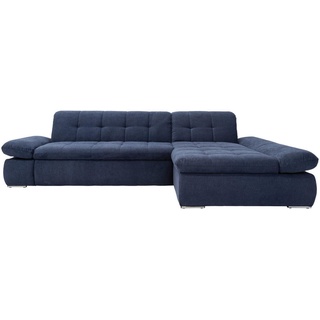 Mid.you Ecksofa , Dunkelblau , Textil , Uni , L-Form , 300x172 cm , Made in EU, FSC Mix , Rücken echt , Wohnzimmer, Sofas & Couches, Wohnlandschaften, Ecksofas