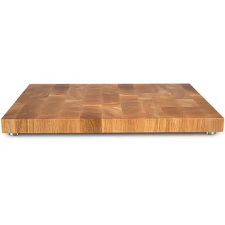 Schneidebrett , Eichefarben , Holz , Eiche , massiv, vollmassiv , 33x3x22 cm , Handmade in Germany , schnittfeste Oberfläche, rutschfeste Füße, nachhaltig, nachwachsender Rohstoff , Küchenzubehör, Schneidebretter