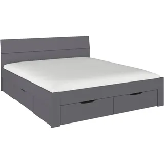 Rauch Stauraumbett FLEXX 180 x 200 cm Holz lackiert grau
