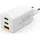 Schnellladegerät 2x USB-C 1x USB-A QC Mini-Ladegerät 65W