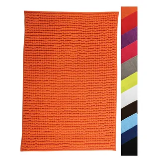 MSV Badteppich Jasmin Orange 60 x 90 cm