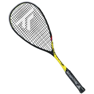 Tecnifibre Unisex-Adult CARBOFLEX 125 Cannonball Squashschläger, Schwarz, Gelb, Einheitsgröße