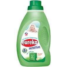 Eureka Hellas S.A. Sensitive Flüssigwaschmittel mit Olivenölseife und Bio-Kamillenextrakt, 1L