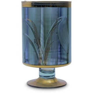 hellblau-grünlicher Pokal Laura - Aqua von Angela - Neue Wiener Werkstätte