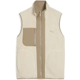 Puma Reversible Hybrid Sherpa Vest alpine snow (87) M