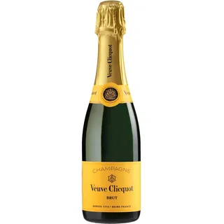 Veuve Clicquot Yellow Label Brut Champagner, 0,375L | Ikone aus der Champagne | Kraftvoll, frisch & elegant | Goldgelb, feine Perlage | Fruchtig, Vanille & Brioche