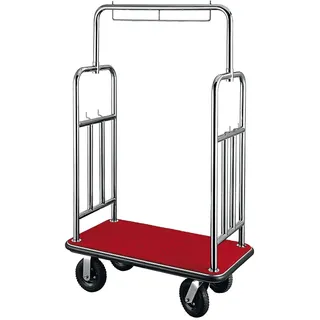 Kleidertransportwagen, Gestell aus Edelstahl, mit Luftreifen, 110 x 61 x 184 cm