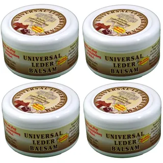 4 Dosen je 250ml Lederbalsam Universal mit Bienenwachs