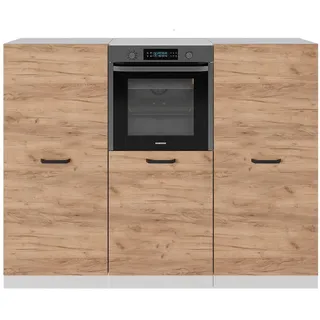 Vicco Küchenzeile 180 cm Goldkraft Eiche/Weiß