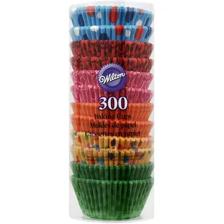 Wilton Baking Cups Saisonal - Muffinförmchen Papier, Muffin und Cupcake Förmchen, Papier-Backförmchen für kleine Cupcakes, Muffins, Pralinen - pk/300