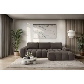 OTTO home »AZITA L-Form, 270 cm - OTTO. Verlässliche Qualität.« wahlweise als Schlafsofa m. Bettkasten, Bubble-Optik,