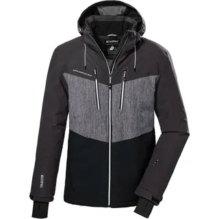 KILLTEC Herren Skijacke/Funktionsjacke mit abzippbarer Kapuze und Schneefang KSW 45 MN SKI JCKT, dunkelanthra, XL,