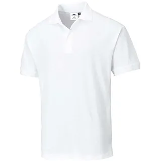 PORTWEST naples polo-shirt weiß M