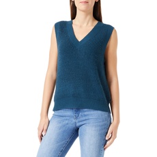 Q/S by s.Oliver Women's Pullunder, Blue Green, XS