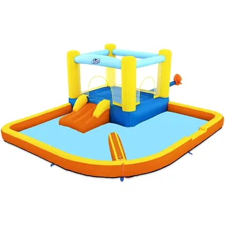 BESTWAY H2OGO Beach Bounce mit Dauergebläse 365 x 340 x 152 cm