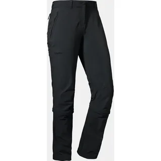 Schöffel Damen Engadin1 Zip Off Hose (Größe XXL, schwarz)