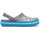 Crocband Sommerschuh, Gartenschuh, Poolslides, mit farbiger Laufsohle Crocs grau-blau