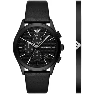 Emporio Armani Paolo Chronograph Geschenk-Set Herrenuhr