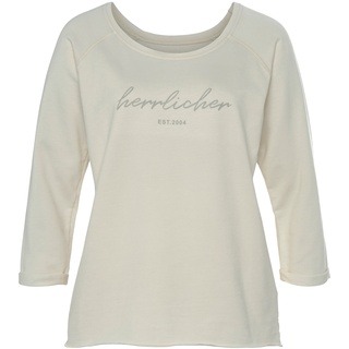 Herrlicher Sweatshirt »Angelika« Herrlicher creme weiß M (38)