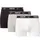 Essential Trunks White Grey Heather Black XS 3er Pack