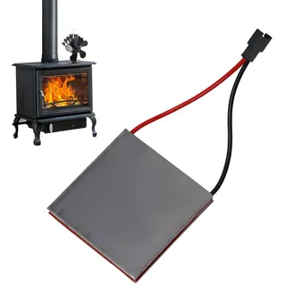 Stove Fan Generator, Replacement Stove Fan Thermoelectric Power Generator Ersatz-Ofenventilator, thermoelektrischer Stromerzeuger für Ofenbrenner, Ventilator, Kaminventilator, Ersatzteil, 40 x 40 mm