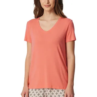 Schiesser Damen Schlafshirt Kurzarm Modal - Mix + Relax