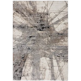 Kayoom Firenze 485 Kurzflorteppich 60 x 110 cm Grau